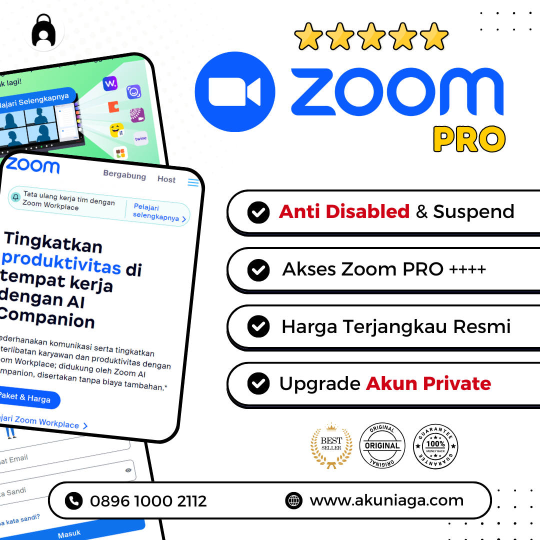 Zoom PRO 300 Peserta 1 Hari